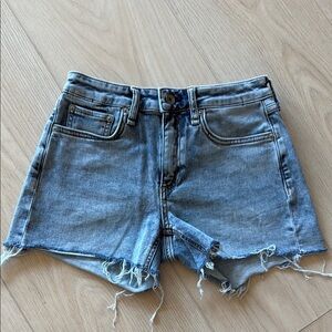 Rag & Bone Dre Low Rise Denim Cut Off Shorts